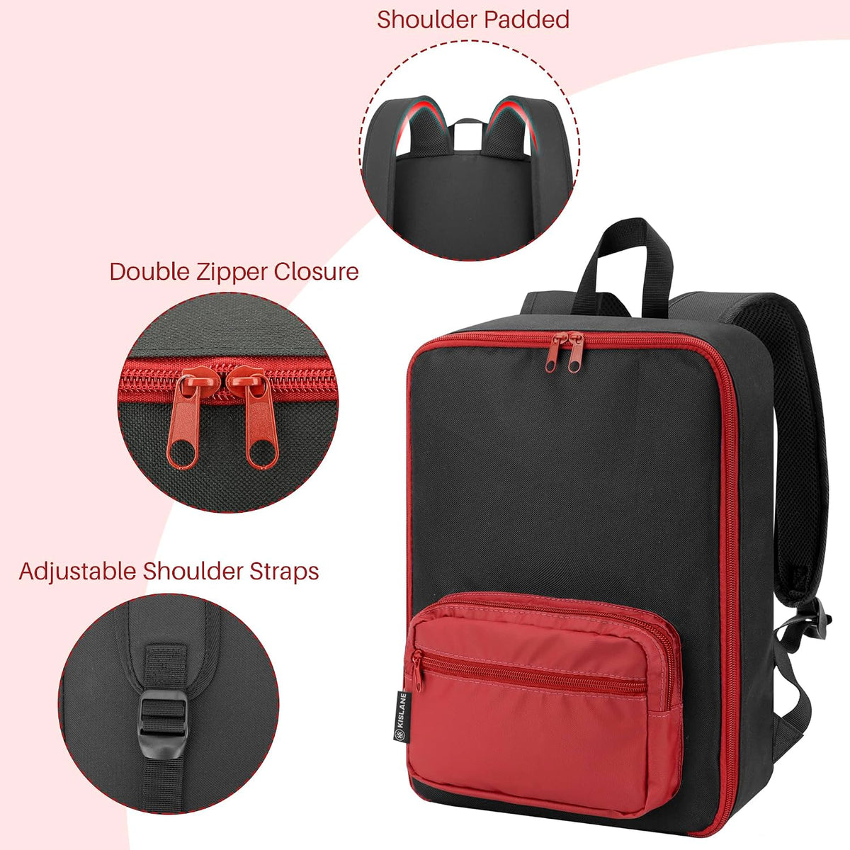 Toy Car Storage Backpack, Diecast Organizer 108 Slots (Black)