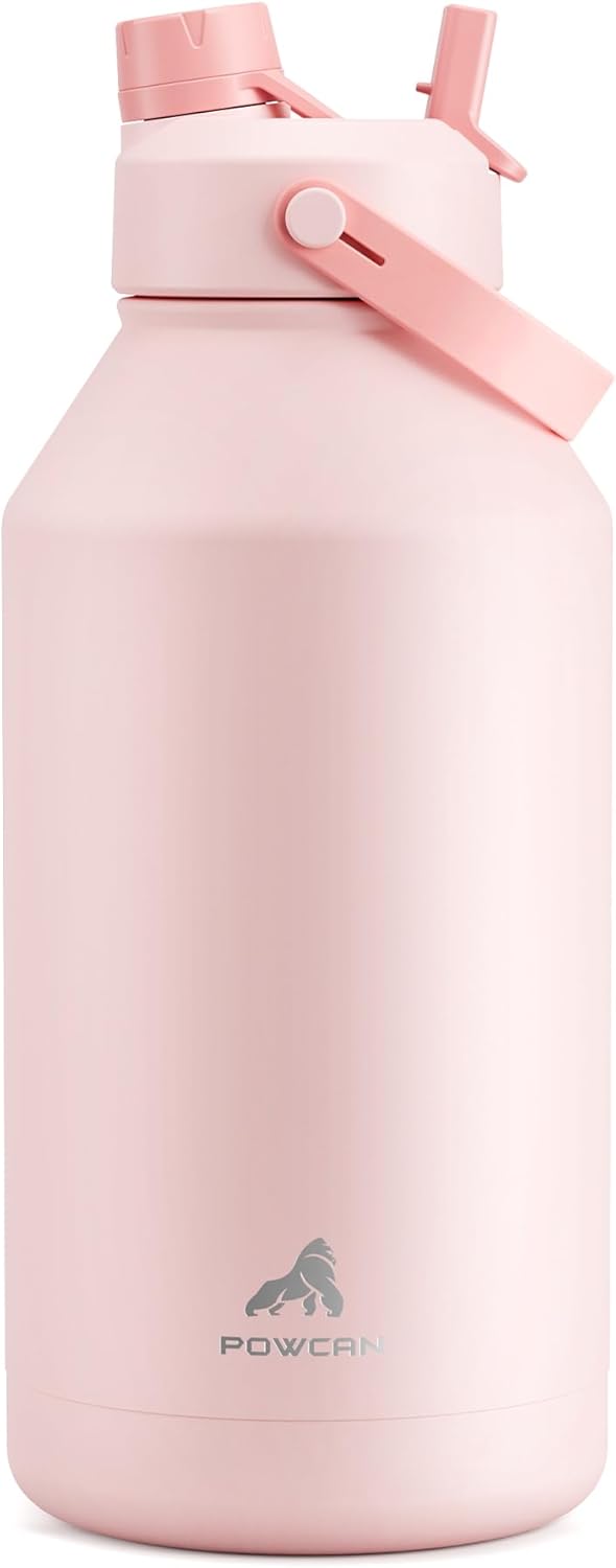 26 oz Insulated Water Bottle with 2-in-1 Straw and Spout Lid, Keep Cold 24H, Leak-Proof, Fits in Car Cup Holder, Stainless Steel Water Bottle for Sports, Gym, Travel, and School (Mousse) - Colors A