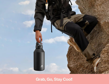 26 oz Insulated Water Bottle with 2-in-1 Straw and Spout Lid, Keep Cold 24H, Leak-Proof, Fits in Car Cup Holder, Stainless Steel Water Bottle for Sports, Gym, Travel, and School (Mousse) - Colors A