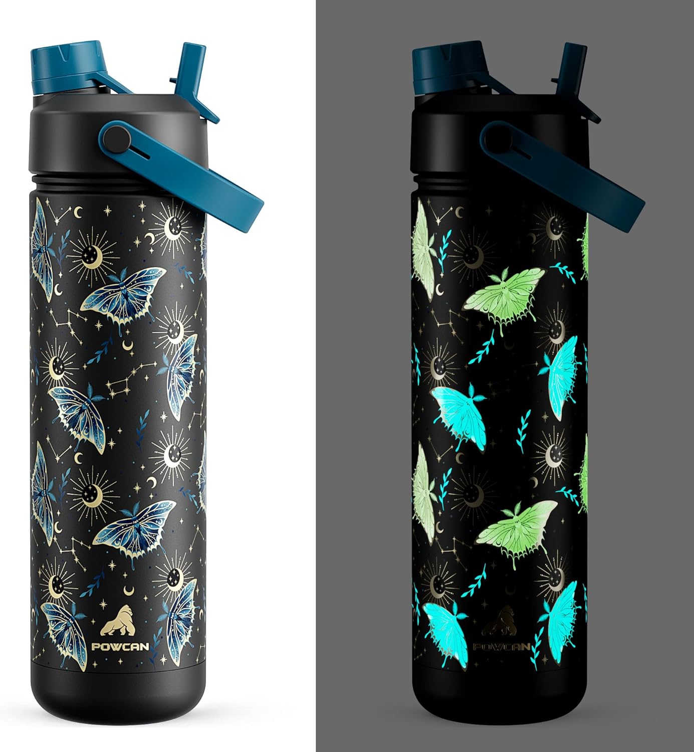 26 oz Insulated Water Bottle with 2-in-1 Straw and Spout Lid, Keep Cold 24H, Leak-Proof, Fits in Car Cup Holder, Stainless Steel Water Bottle for Sports, Gym, Travel, and School (Mousse) - Colors A