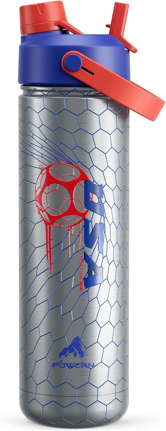 26 oz Insulated Water Bottle with 2-in-1 Straw and Spout Lid, Keep Cold 24H, Leak-Proof, Fits in Car Cup Holder, Stainless Steel Water Bottle for Sports, Gym, Travel, and School (Mousse) - Colors A