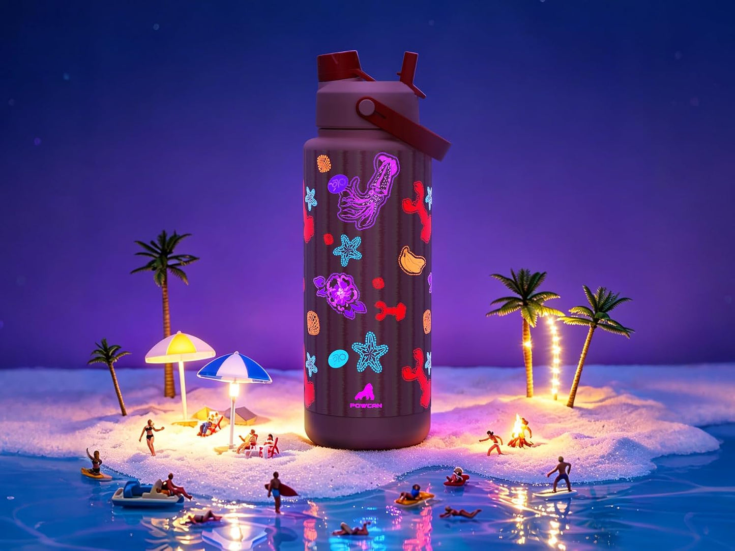 26 oz Insulated Water Bottle with 2-in-1 Straw and Spout Lid, Keep Cold 24H, Leak-Proof, Fits in Car Cup Holder, Stainless Steel Water Bottle for Sports, Gym, Travel, and School (Mousse) - Colors A