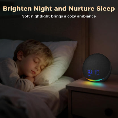 Sound Machine Alarm Clock for Bedroom: 25 Natural Sleep Sounds