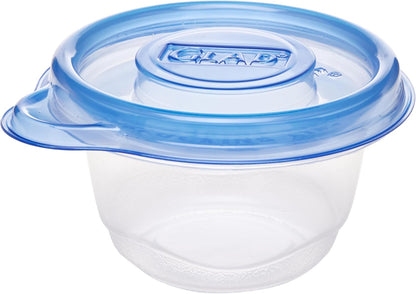 Glad Food Storage Containers - Mini Round Containers - 4 Ounce - 8 Containers