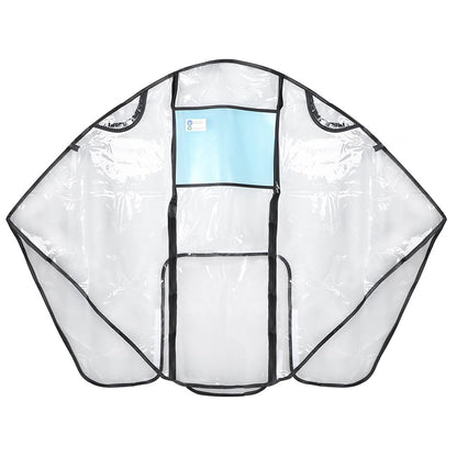 Stroller Rain Cover Universal Stroller Accessory Clear Windproof Waterproof Baby Travel Weather Shield Raincoat Protect from Rain Wind Dust Snow with Side Flaps for Ventilation