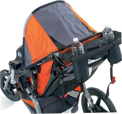 Stroller Caddy, Oxford Cloth Stroller Organizer with Cup Holder, Zippered Pocket and Adjustable Straps, Utilisation intérieure