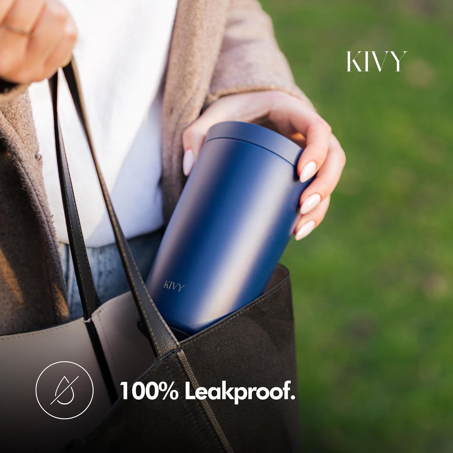 Travel Coffee Mug Tumbler [24h Cold | 6h Hot] Reusable Insulated Coffee Tumbler Stainless Steel - Spill Proof Coffee Travel Mug - Leakproof 12oz Insulated cup to go - Dishwasher Safe, BPA Free
