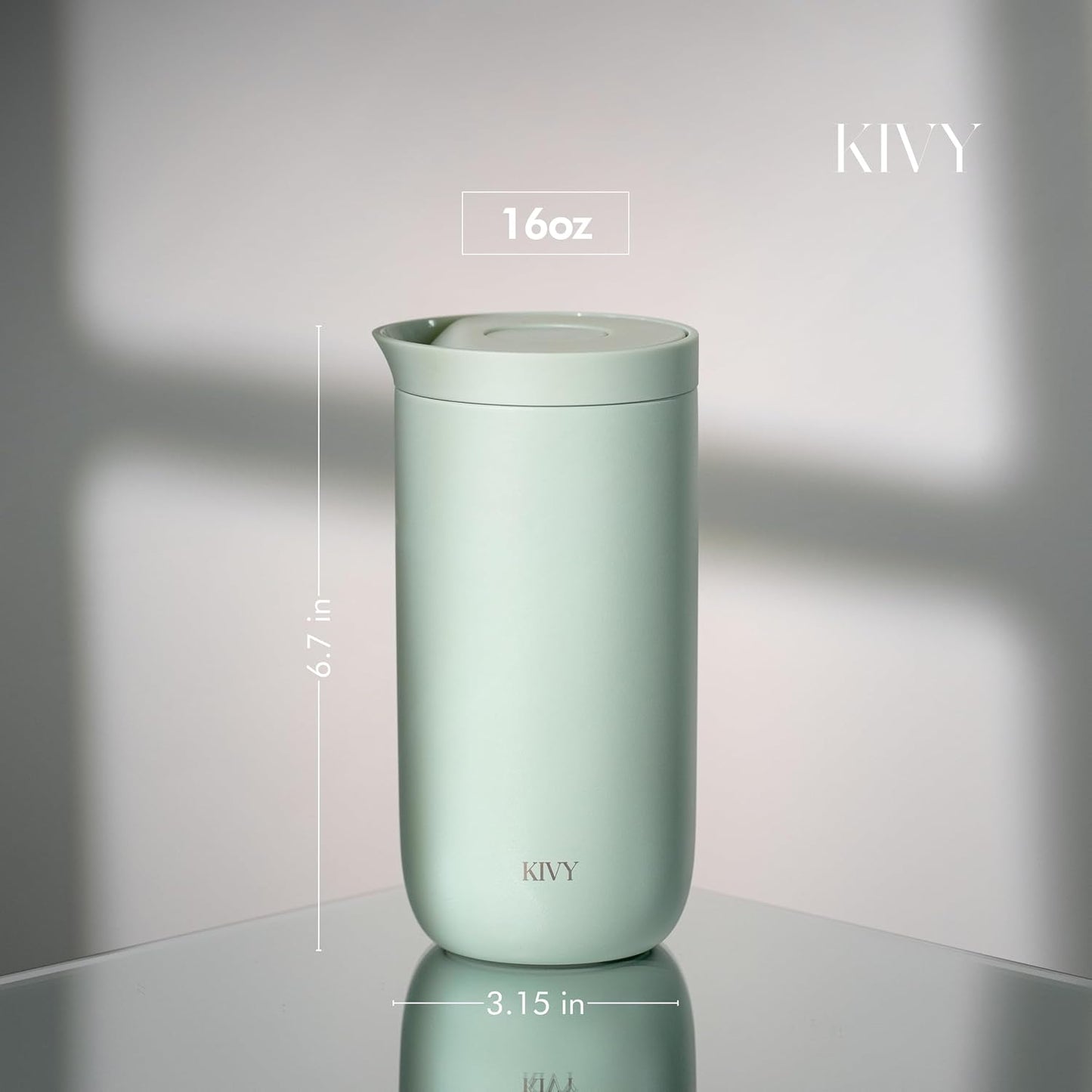 Travel Coffee Mug Tumbler [24h Cold | 6h Hot] Reusable Insulated Coffee Tumbler Stainless Steel - Spill Proof Coffee Travel Mug - Leakproof 12oz Insulated cup to go - Dishwasher Safe, BPA Free