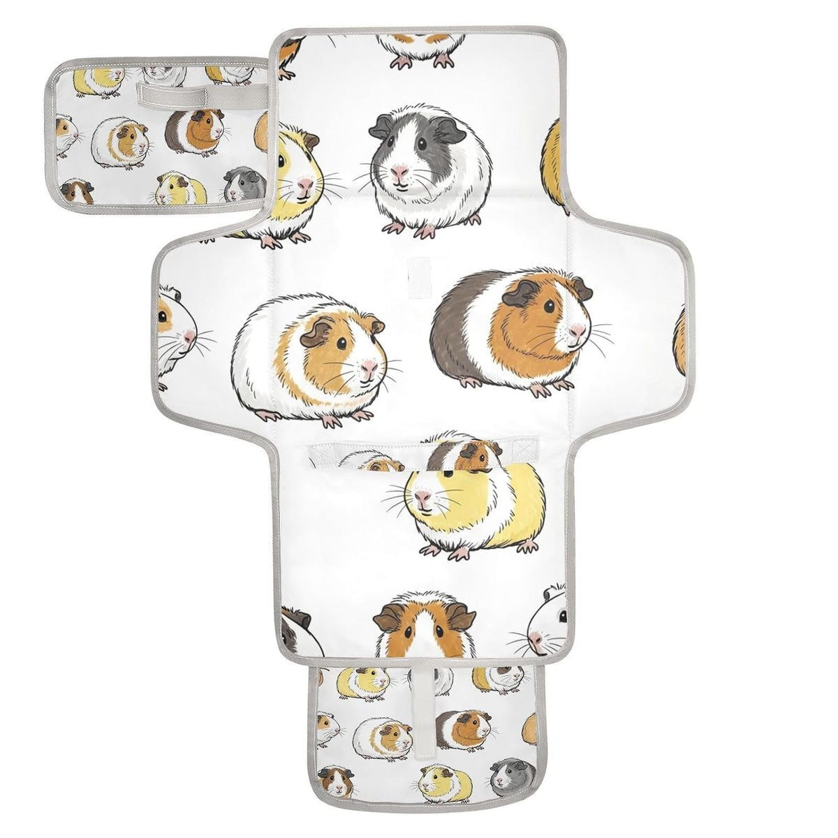 Guinea Pigs Design Portable Diaper Changing Pad for Family