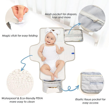 Guinea Pigs Design Portable Diaper Changing Pad for Family