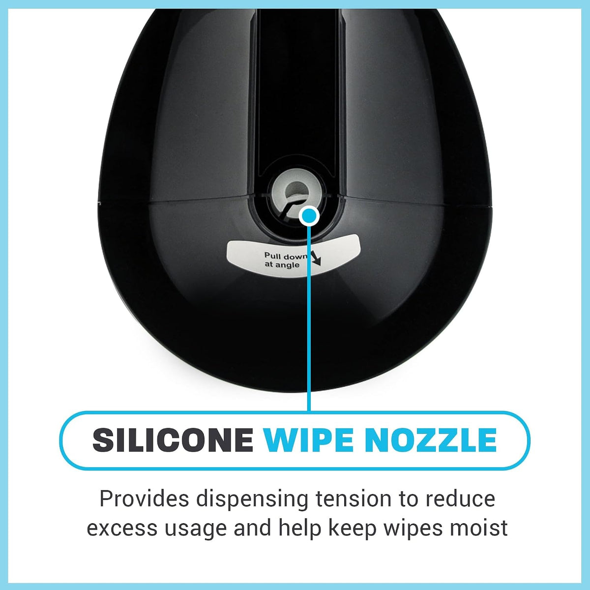 Wall-Mounted No-Touch Wipe Dispenser, 1 Unit