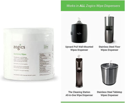 Wall-Mounted No-Touch Wipe Dispenser, 1 Unit
