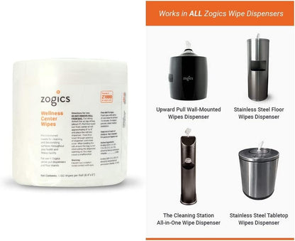 Wall-Mounted No-Touch Wipe Dispenser, 1 Unit