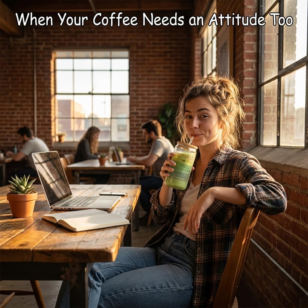 Funny Chicken Glass Cup with Lid and Straw, I’m Calm on the Surface but I’ve Pecked You 3 Times in My Head – Quirky Gag Gift for Women, Chicken Lovers, Coworker, Best Friend
