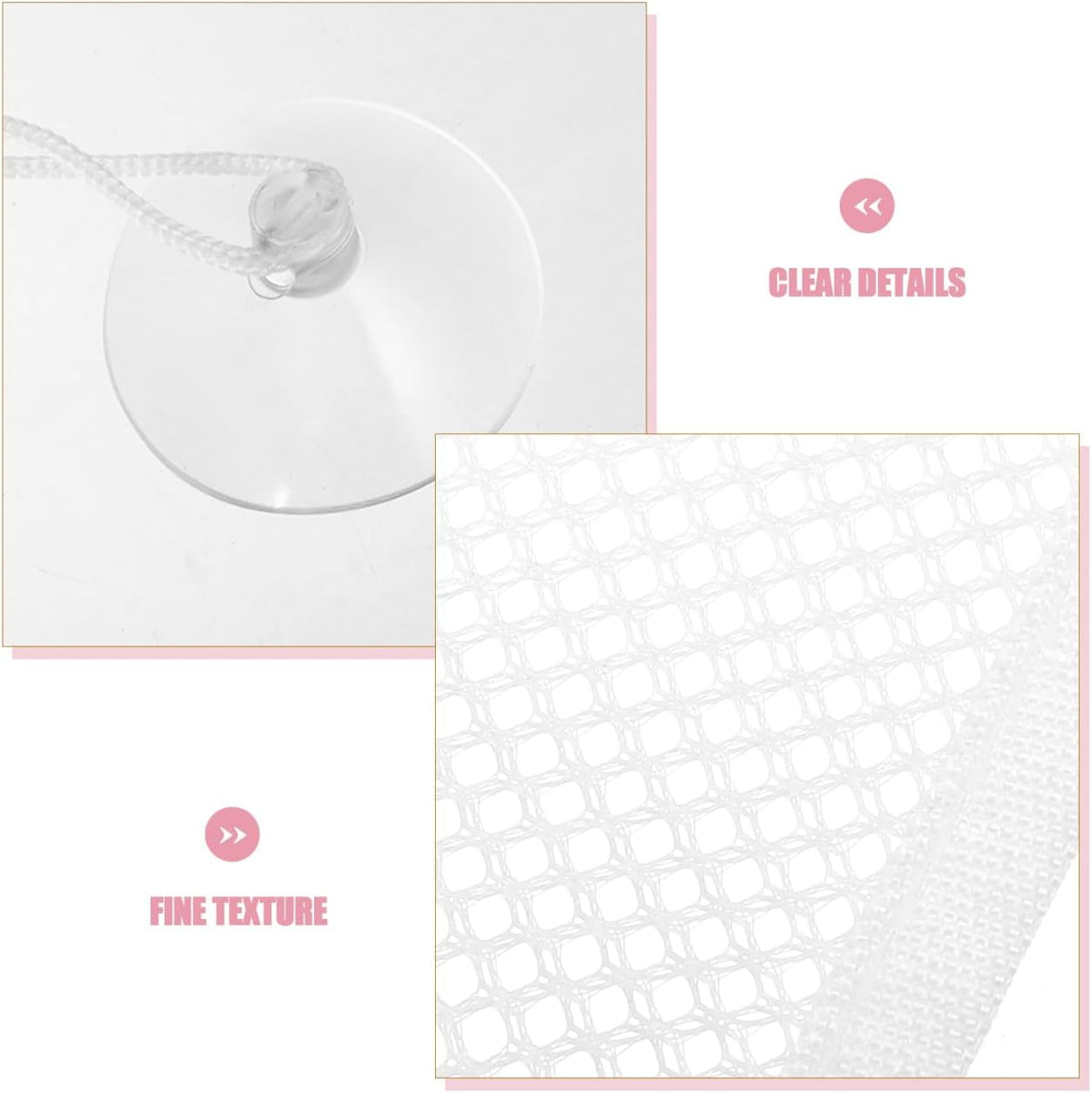 Bath Toy Storage Bag with Strong Hook Mesh Organizer for Kids Tub Toys Bathroom Storage 14.6 Inch Drainable Toy Container