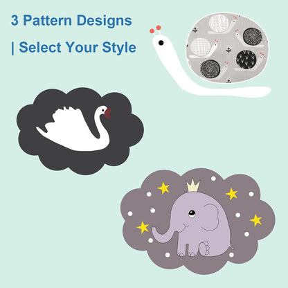 31" X 24.2" Extra Long Large Lightweight Toddler Diaper Changing Pad Travel, Cute Design 1-36 Month Infant Foldable Baby Changing Mat Wipeable, Changing Pad Portable for Station, Car, Stroller