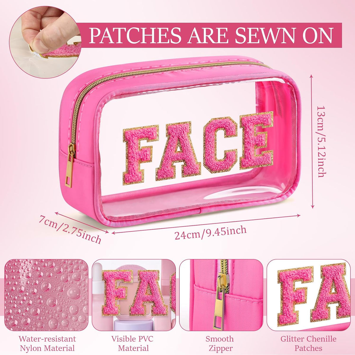 4 Pcs Mama and Baby Toiletry Bag Diaper Bags, Fresh Color