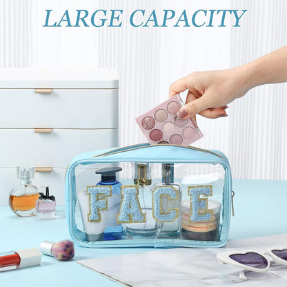 4 Pcs Mama and Baby Toiletry Bag Diaper Bags, Fresh Color