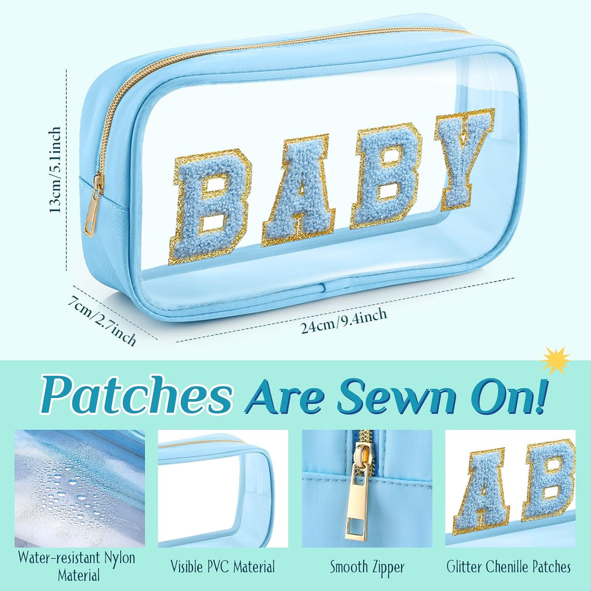 4 Pcs Mama and Baby Toiletry Bag Diaper Bags, Fresh Color