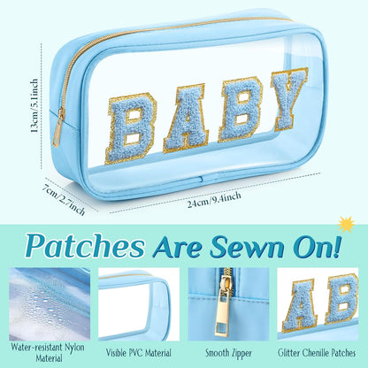 4 Pcs Mama and Baby Toiletry Bag Diaper Bags, Fresh Color