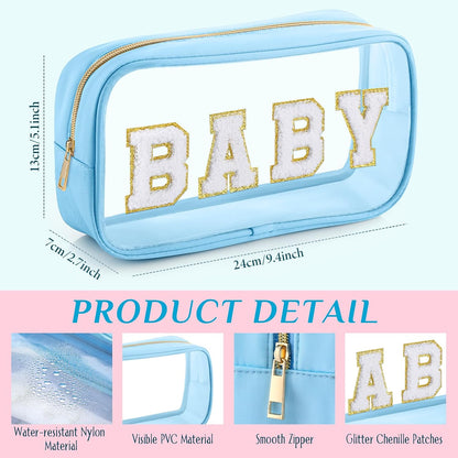 4 Pcs Mama and Baby Toiletry Bag Diaper Bags, Fresh Color
