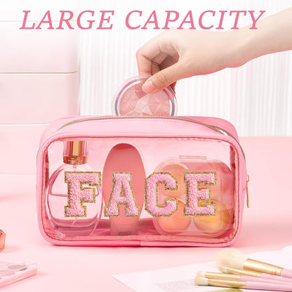 4 Pcs Mama and Baby Toiletry Bag Diaper Bags, Fresh Color