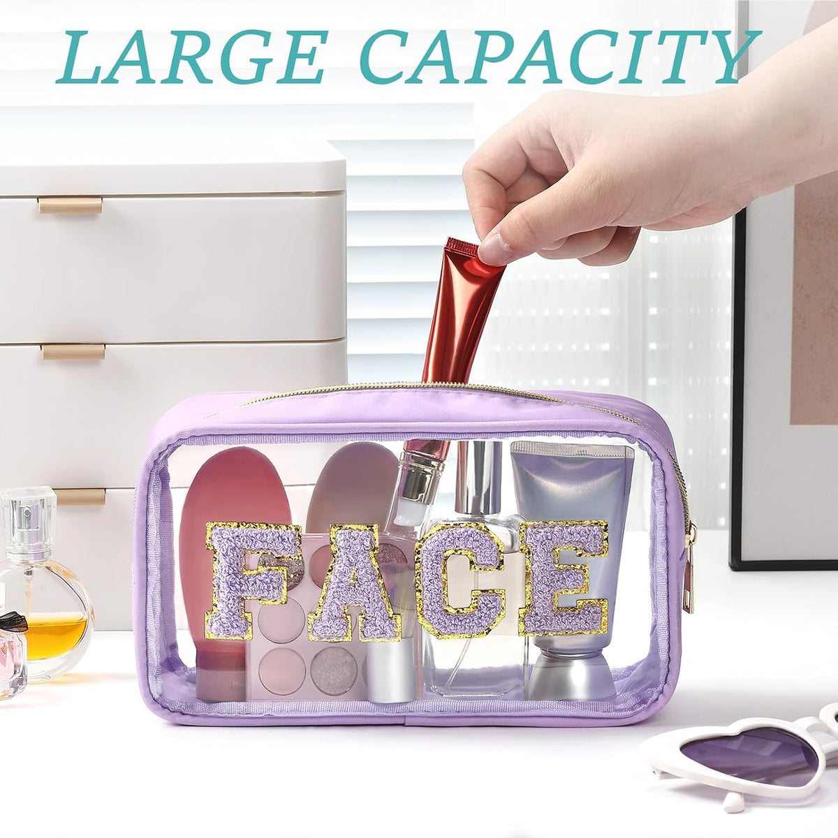 4 Pcs Mama and Baby Toiletry Bag Diaper Bags, Fresh Color