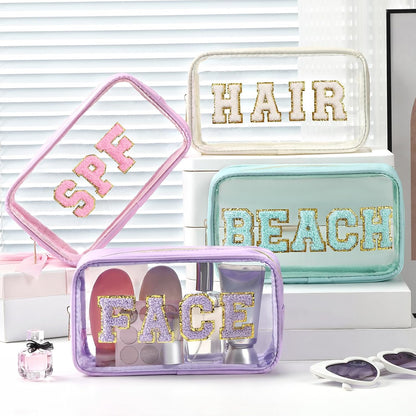 4 Pcs Mama and Baby Toiletry Bag Diaper Bags, Fresh Color
