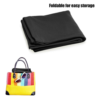 Stretchy Panoramic Canopy Compatible with Wonderfold Stroller Wagons W2/W4 All Model,UPF50+ Fabric Sun Shade and Protection for Riders(Black)