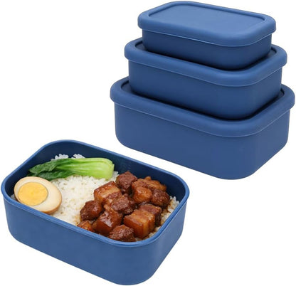 10 Pcs 2 Cup Silicone Freezer Trays with Lids BPA-Free Reusable