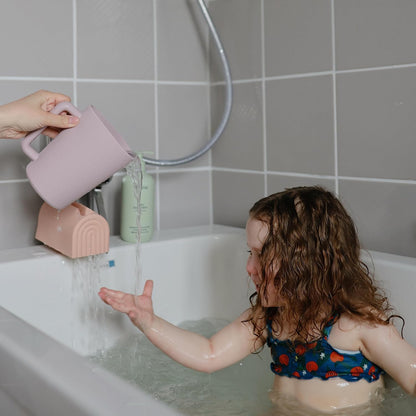Baby Bath Rinse Cup | 100% Food Grade Silicone | Shampoo & Body Washing Rinser Cup For Kids (Dried Thyme)