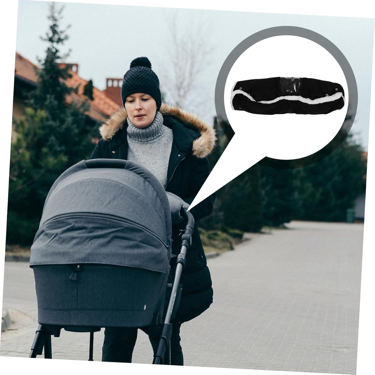 Ster Gloves Warm Handmuffs for Winter Durable Oxford Easy to Install Fits All Ster Handles Secure Grip