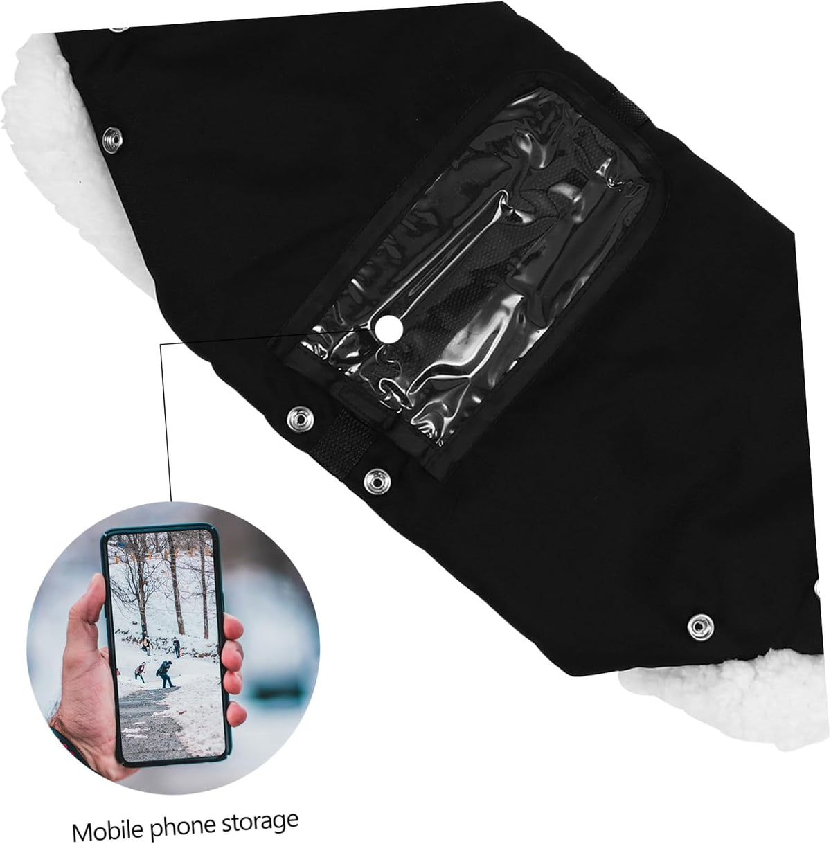 Ster Gloves Warm Handmuffs for Winter Durable Oxford Easy to Install Fits All Ster Handles Secure Grip
