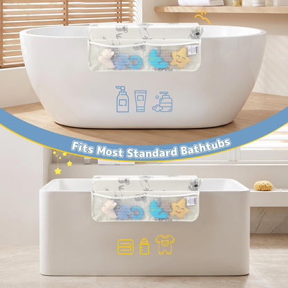 Comfortable Baby Bath Kneeler and Elbow Rest Pad Set - Grey