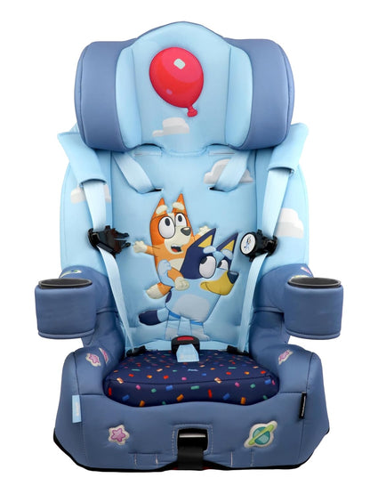 KidsEmbrace 2-in-1 Car Seat | Forward-Facing Harness (26.5–65 lbs) & Booster Mode (40–100 lbs) | Latch | Premium Fit with Multi-Position Headrest, Harness & Recline – Bluey