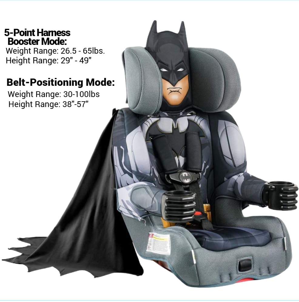 KidsEmbrace 2-in-1 Car Seat | Forward-Facing Harness (26.5–65 lbs) & Booster Mode (40–100 lbs) | Latch | Premium Fit with Multi-Position Headrest, Harness & Recline – Bluey