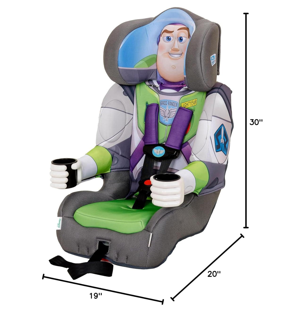 KidsEmbrace 2-in-1 Car Seat | Forward-Facing Harness (26.5–65 lbs) & Booster Mode (40–100 lbs) | Latch | Premium Fit with Multi-Position Headrest, Harness & Recline – Bluey