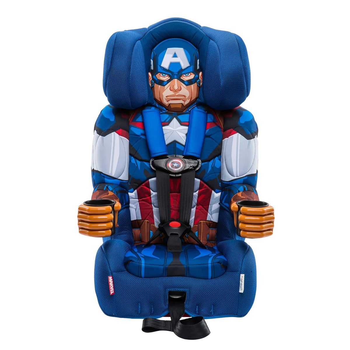 KidsEmbrace 2-in-1 Car Seat | Forward-Facing Harness (26.5–65 lbs) & Booster Mode (40–100 lbs) | Latch | Premium Fit with Multi-Position Headrest, Harness & Recline – Bluey