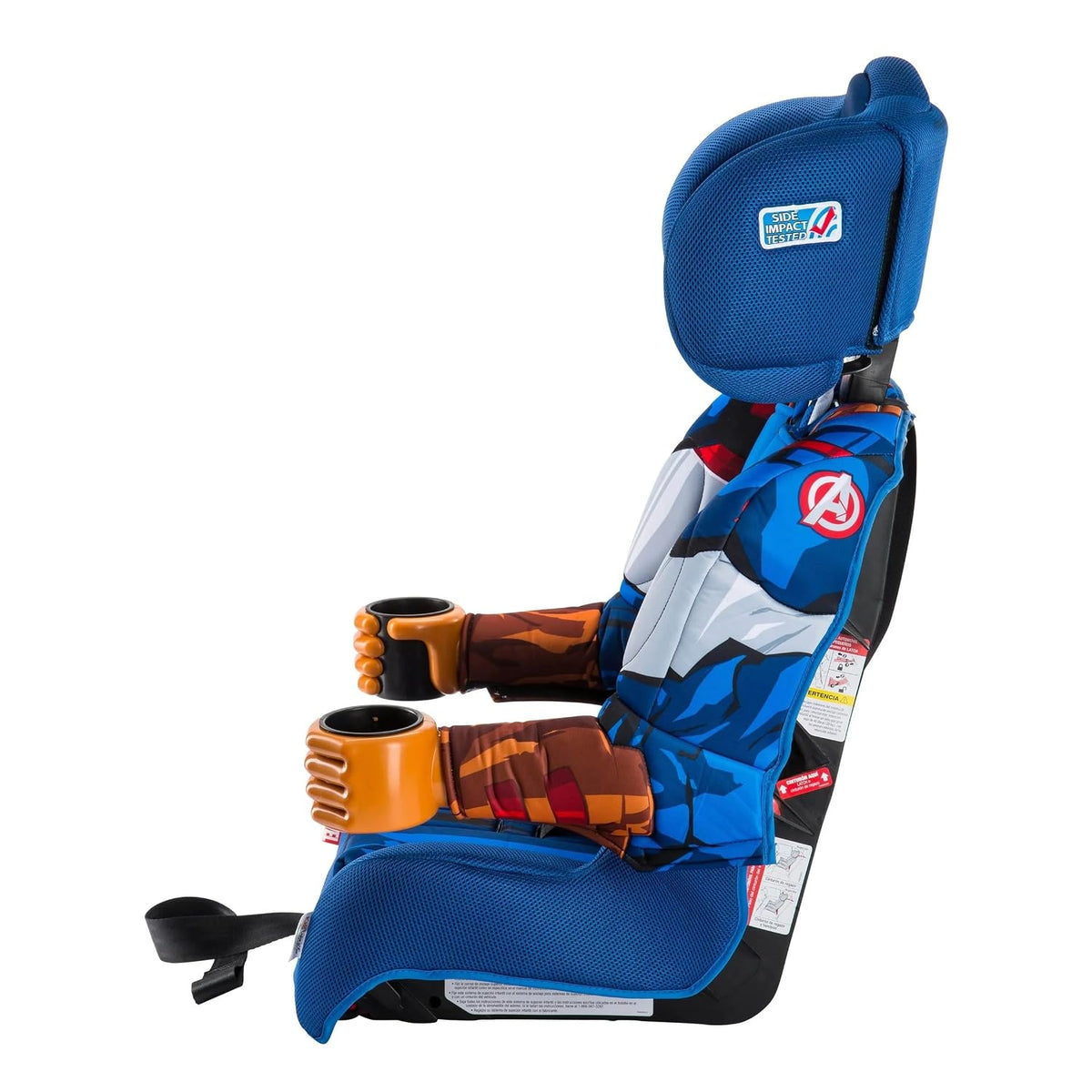 KidsEmbrace 2-in-1 Car Seat | Forward-Facing Harness (26.5–65 lbs) & Booster Mode (40–100 lbs) | Latch | Premium Fit with Multi-Position Headrest, Harness & Recline – Bluey