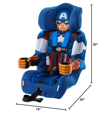 KidsEmbrace 2-in-1 Car Seat | Forward-Facing Harness (26.5–65 lbs) & Booster Mode (40–100 lbs) | Latch | Premium Fit with Multi-Position Headrest, Harness & Recline – Bluey
