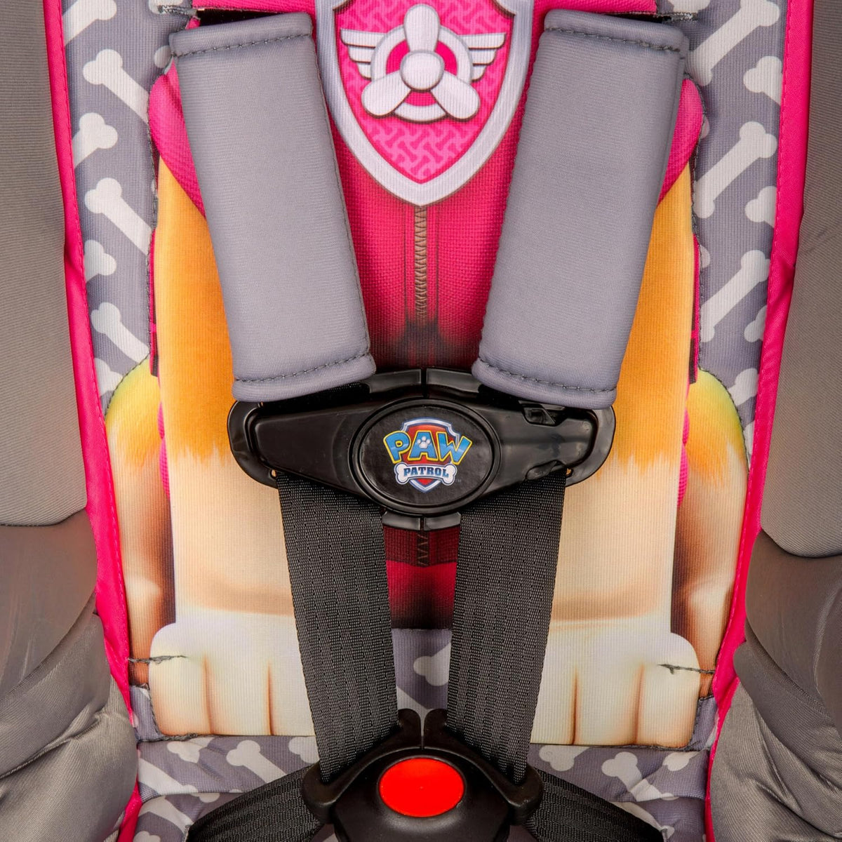 KidsEmbrace 2-in-1 Car Seat | Forward-Facing Harness (26.5–65 lbs) & Booster Mode (40–100 lbs) | Latch | Premium Fit with Multi-Position Headrest, Harness & Recline – Bluey
