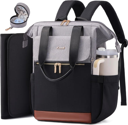 Diaper Bag Backpack,Diaper Bag Tote with Insulated Pockets,Waterproof Trave Baby Girl/Boy Diaper Bag Tote