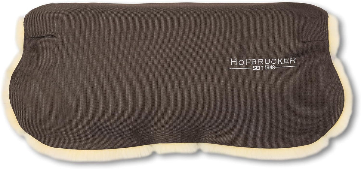 Stroller Handwarmer – Lambskin Lined Hand Muff for Parents, Winter Stroller Accessory, Windproof & Water-Resistant