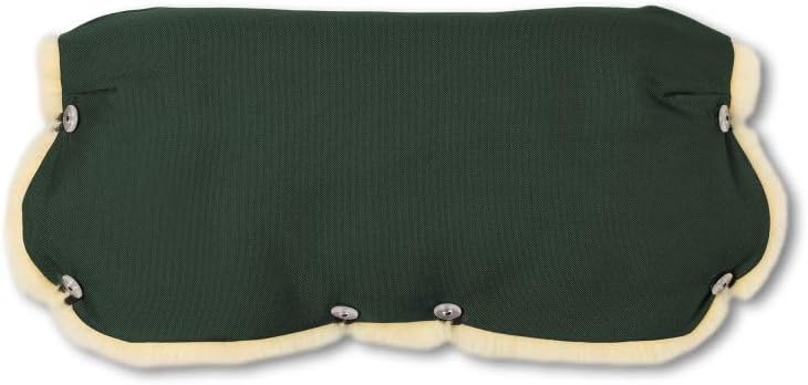 Stroller Handwarmer – Lambskin Lined Hand Muff for Parents, Winter Stroller Accessory, Windproof & Water-Resistant