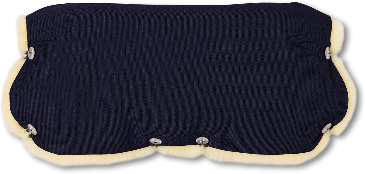 Stroller Handwarmer – Lambskin Lined Hand Muff for Parents, Winter Stroller Accessory, Windproof & Water-Resistant