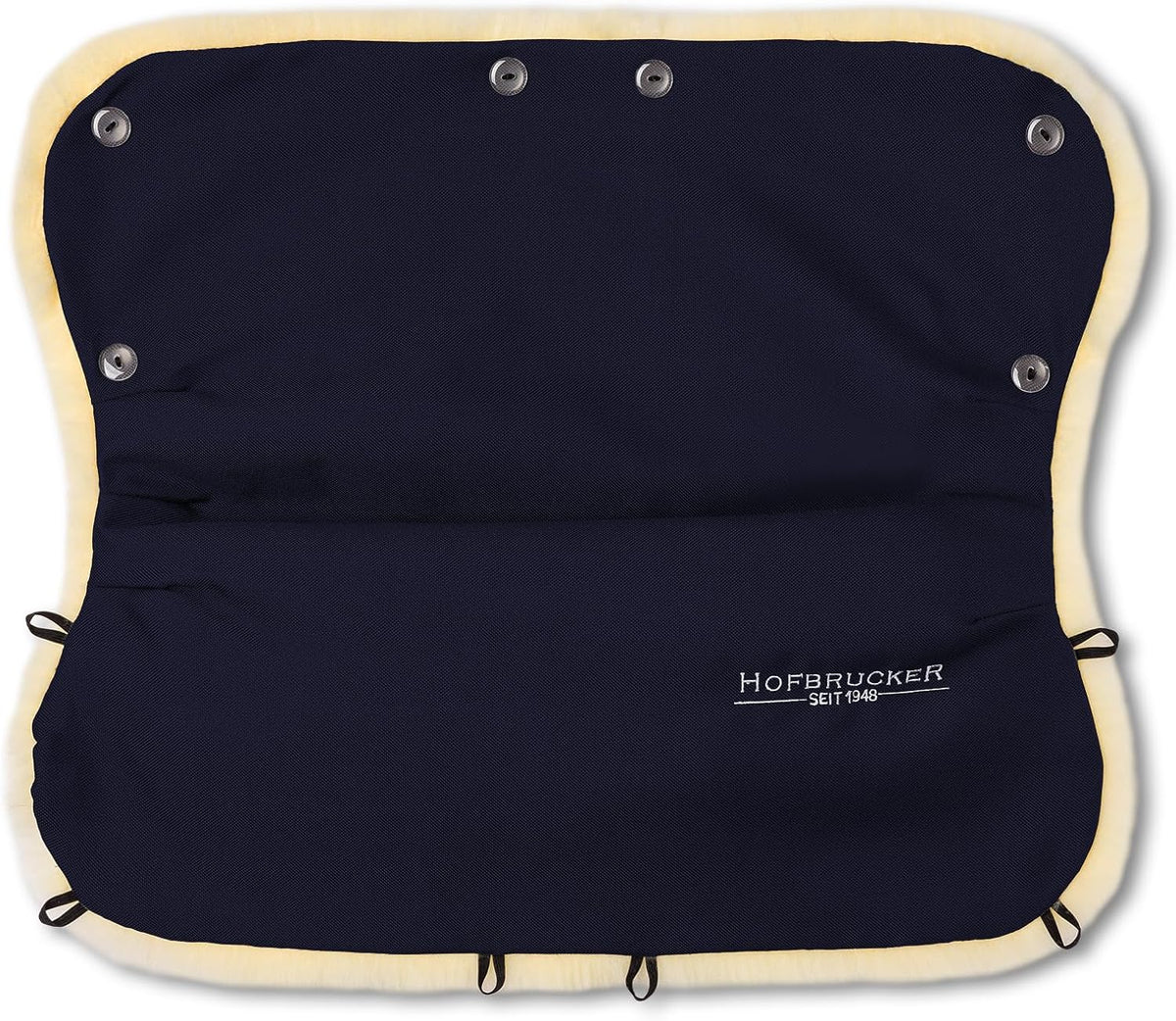 Stroller Handwarmer – Lambskin Lined Hand Muff for Parents, Winter Stroller Accessory, Windproof & Water-Resistant