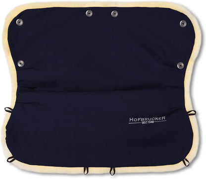 Stroller Handwarmer – Lambskin Lined Hand Muff for Parents, Winter Stroller Accessory, Windproof & Water-Resistant