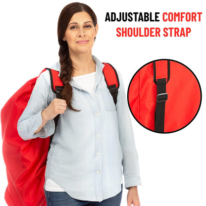 Travel Stroller Bag for Airplane, Black and Green, 47" H x 24" W x 15" D, Fits Most Large, Single, Double, Jogging Strollers,Waterproof, Heavy-Duty Protection, Easy-to-Carry Design