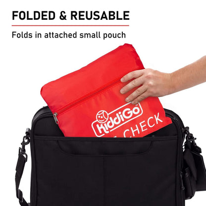 Travel Stroller Bag for Airplane, Black and Green, 47" H x 24" W x 15" D, Fits Most Large, Single, Double, Jogging Strollers,Waterproof, Heavy-Duty Protection, Easy-to-Carry Design