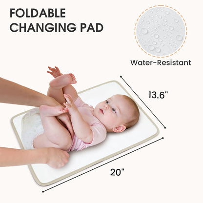 Small Diaper Bag, Mini Sling Diaper Bag with Portable Changing Pad